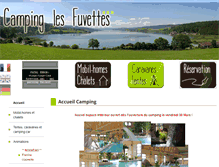 Tablet Screenshot of camping-fuvettes.com